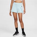 Nike  High Rise 3" Shorts L Light Blue Pleated Tenniscore‎ Y2K Athleisure NWT Photo 1