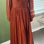 Cinderella Divine Terracotta  Floor Length Dress Photo 0