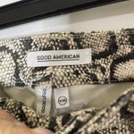 Good American  Good Legs Snakeskin python beige print Skinny Jeans US 6/ 28 Photo 3