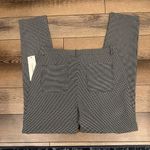 Calvin Klein Women's Black and White Checkered Trousers Photo 4