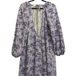 Hill House  Simone Dress Lilac Tonal Floral XL New Photo 8