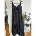 CAMI NYC Black Kaylyn Sleeveless Bow Tiered Cutout Midi Dress, Size M, NWOT Size M Photo 1