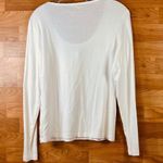 st. john's bay St. John’s Bay Size Medium Scoop Neck Long sleeve Top w/Rhinestones Photo 1