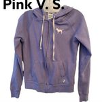 PINK - Victoria's Secret  Lavender Zip up Long Sleeve Hoodie XS Photo 1