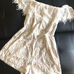 White Lace Romper Photo 0