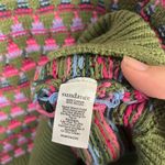 Sundance cotton Green and Pink knitted tank top size medium Photo 3