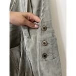 Wishlist  Shorts Women’s Green Short Overalls Ribbed Corduroy Style Size Medium Photo 6