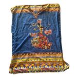 Gypsie Blu kaftan swim cover up one size large xl medium blue dancing beach Orange Photo 2