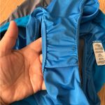 Free Country  Women's Swim Shorts in Gray and Blue L Photo 6