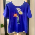 Bob Mackie  Embroidered Daisy Shirt Photo 0