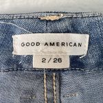 Good American 2 26 Good Legs Raw Step Hem Skinny Jeans In Blue High Rise Stretch Photo 7