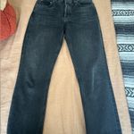 AGOLDE Riley High Rise Straight Crop Black Size 27 Photo 5
