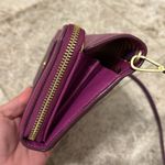 Vera Bradley Faux Leather Wallet Crossbody Purple Photo 15