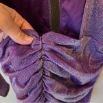 Revolve Michael Costello x  Davey mini dress, backless, keyhole front, ruched, M Photo 6