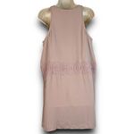 Leith Sleeveless Knee Length Dress Crochet Detail Dusty Rose Mauve Size Medium Photo 3