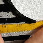 Y2K Black‎ Striped Mini Dress, Goth Grunge 2000s Edgy Indie Sleaze Black Photo 4