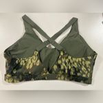 Aerie Offline By Green Watercolor Camo Medium Support Stretch Sports Bra XXL Photo 1