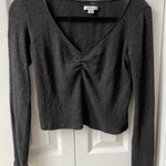 American Eagle Black Rib Long Sleeve Photo 0