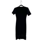 Norma Kamali  Lace Mini Dress Women's Black Size XS X-Small Photo 1