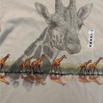 Giraffe Graphic Beige T Photo 5