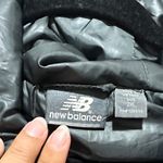 New Balance  Maroon Hooded Puffer Vest Photo 1