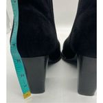 Forever 21  faux suede size 7 black booties with zipper Photo 4