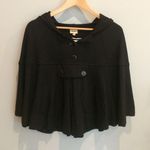 Ella Moss  NWT Black knit poncho Photo 0