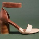 Jeffrey Campbell Anthropologie Neutral Leather Purdy Heels Photo 1