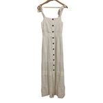 Adelyn Rae  White Women's Janella Eyelet Maxi Dress Small NWOT $155‎ Photo 1