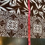 Chico's  2 Sleeveless Leaf Print Brown Maxi Dress‎ Size Large Stretch Travel Knit Photo 8