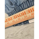 American Eagle NEW  Denim Relaxed Mom Jogger Sz 0‎ Medium Wash Cargo High Rise Photo 9