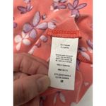 Kaileigh Faux Wrap Dress NWT Size M – Coral Red Floral Short Sleeve Photo 5