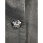 Ralph Lauren Lauren Black Wool Blend Blazer Women's Size 14W Button Front Preppy Photo 3