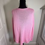 Simply Southern Pink V-Neck Sweater with Playful Text Photo 2