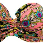 Victoria's Secret Floral Paisley Strapless Swim Top (34C) Photo 4