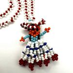 American Indian seed kachina doll necklace Photo 3
