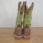 Ladies' Rocky Handhewn Leather Western Boots Size 7M Green Photo 7