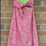 Lilly Pulitzer  Pink Green  Strapless Casual Dress size 8 Photo 5