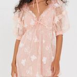 For Love & Lemons  Shari Mini Dress Butterfly Sequin Photo 0
