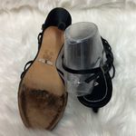 Nina Black Satin Embellished Luster Heels Size 10m | Color: Black B-24 Photo 7