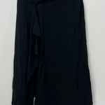 St. John  Womens Black Skirt 6 Wrap Midi Modest Career Dog‎ Show Minimal Solid Photo 0