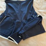 Amazon Navy Women's Athletic Maternity Shorts Photo 4
