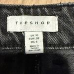 Topshop  Skirt Denim Black Mini Photo 2