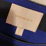 Skies Are Blue  Nordstrom Stripe Blouse Top Small Photo 6