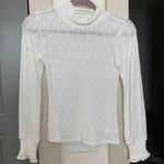 Ten Sixty Sherman Thin White Turtleneck Sweater Photo 1