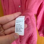 Cut Loose Pink‎ Rayon Blend Tunic Top Button Down Shirt Women's Small Pink Photo 3