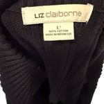 Liz Claiborne Liz‎ Claiborne Black Cotton Sweater Photo 2