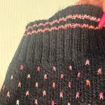 Torrid Cardigan Drop Shoulder Pink Hearts V-Neck Button Front Sweater - size 1 Photo 4