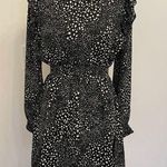 Forever 21  Ruffled Long Sleeve Dress Dotted Print NWOT Photo 0