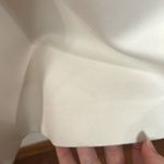 Alexis Caprice satin Two Tone Dress with Overlay detail off white and black sz S Photo 8